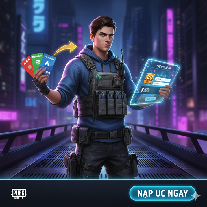 🚀 NẠP PUBG MOBILE BẰNG THẺ CÀO ĐIỆN THOẠI: GIẢI PHÁP ĐỘT PHÁ CHO GAME THỦ VIỆT! 💥